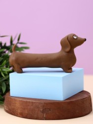 Мялка - антистресс «Stretchy dachshund», brown