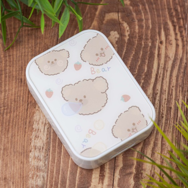 Контейнер для линз "Strawberry many bear" 