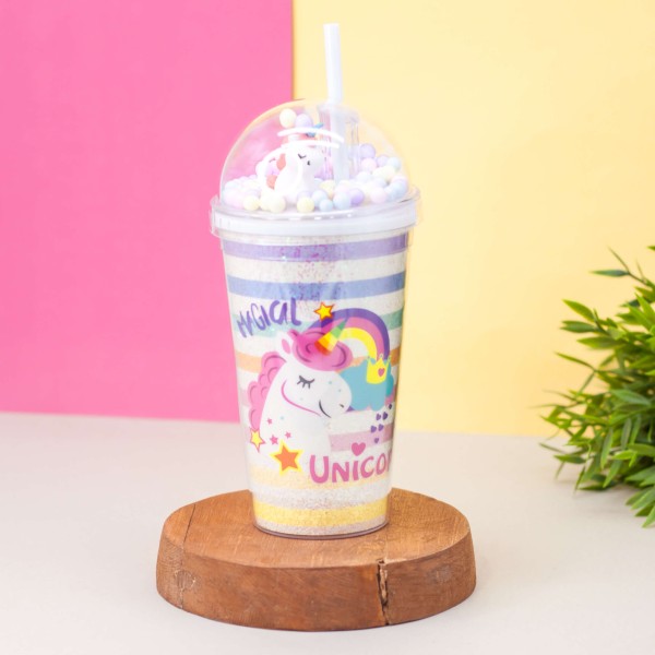 Тамблер "Magical unicorn love", pink 