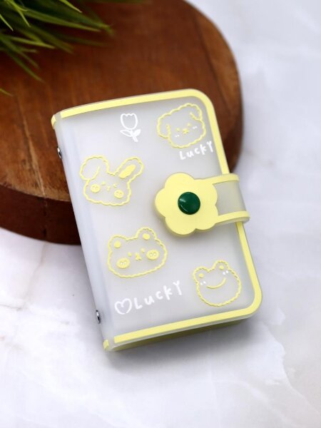 Визитница "Lucky animal", yellow 