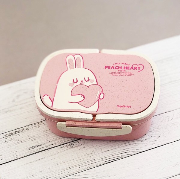 Ланчбокс "Big rabbit", pink 