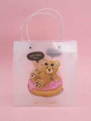 Пакет подарочный прозрачный «Bear», sweet moments (22*21,5*10)