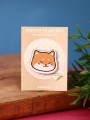 Значок ECO из дерева Shiba inu love