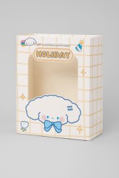 Пакет подарочный (M) "Holiday dog", orange (33*25*12)