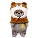Мягкая игрушка "Кот Басик BABY в шапке "Медвежонок" " (20 см)