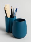 Набор силиконовых стаканов "Comb", blue