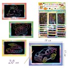 Скретч-гравюра Ассорти 13*18см, 20шт в уп.