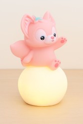 Ночник "Cute little fox", blue, 12 см