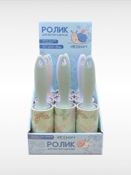 Ролик для чистки одежды "Butterflies", 10 см*60 листов, шоу-бокс iLikeGift 12 шт.
