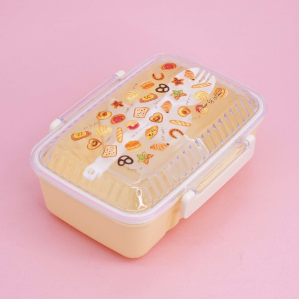 Ланчбокс "Clear Food", yellow 