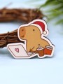 Значок ECO из дерева "Cappy new year! Business"