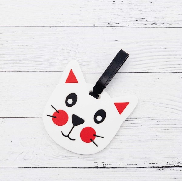 Бирка для багажа "Cat face" 