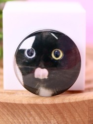 Попсокет "Cat grimacing", black