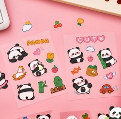 Наклейки "Panda", mix (10*18 см)