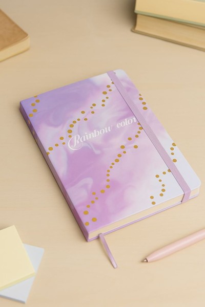 Блокнот (А5) "Bonjour color", purple (14.5*21) 