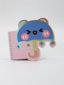 Блокнот на спирали (B6) "Bear umbrella", pink (13*18)