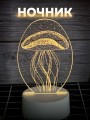 Ночник iLikeGift "Jellyfish" LED, USB (9х19 см)