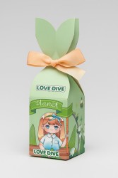 Набор подарочных самосборных коробок 12 шт. "Anime", mix (9.5*9.5*19)