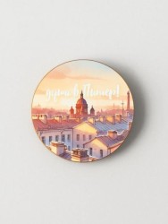 Значок ECO из дерева "Солнечный Питер"