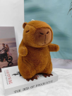 Мягкая игрушка "Capybara hugs", brown, 22 см