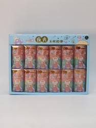 Набор декоративного скотча 5 шт. "Space bunny", red, шоу-бокс 12 шт.