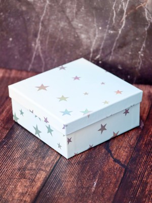 Подарочная коробка «Starry sky», blue (15*15*6.5)