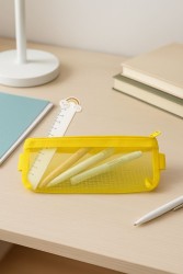 Пенал "Color net", yellow (9*21 см)