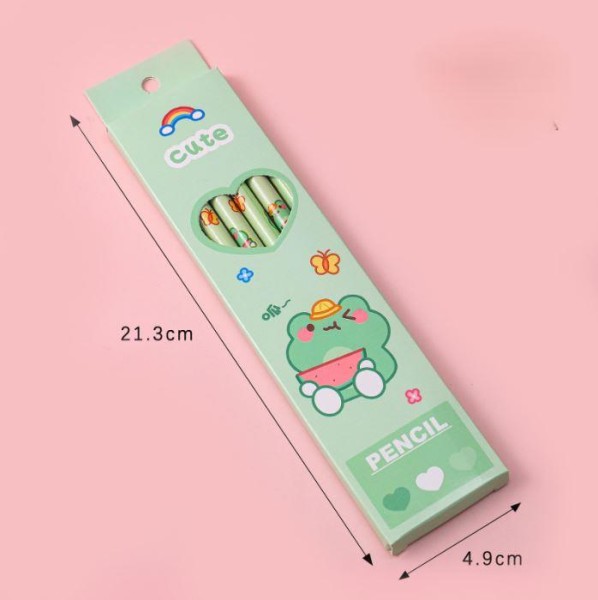 Набор простых карандашей "Frog adventures", 6 шт 