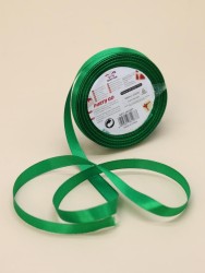 Лента для декора и подарков "Ribbon of Joy", green (1 см*1 м)