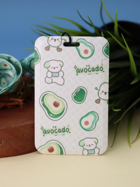 Футляр для карт на ленте "Avocado " 