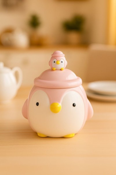 Кружка «Little penguin», pink (400 ml) 