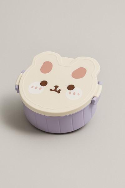 Ланчбокс "Round rabbit", purple 