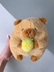 Мягкая игрушка "Capybara pineapple", 17 см
