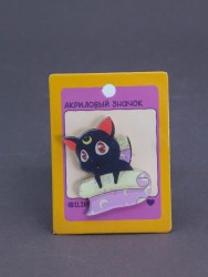 Значок акриловый iLikeGift "Sleepy Magic Cat"