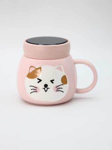 Кружка «Emotions of a cat», pink (420 ml) 