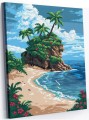 Картина по номерам 40*50 "Тропический остров" (23 цвета)