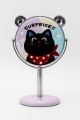 Зеркало настольное на ножке "Relax cat", фиолетовое (10,5*18 см)