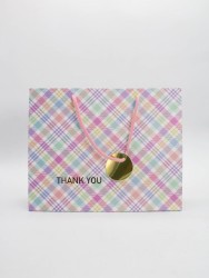 Пакет подарочный «Thank you», (33*26.5*10)