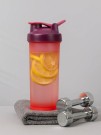 Спортивный шейкер "Beautiful life", red (600 ml)