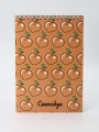 Скетчбук "Peach paradise" 14х20 см,  плотность 100 гр