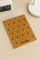 Скетчбук "Peach paradise" 14х20 см,  плотность 100 гр