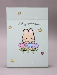 Зеркало "Bunny flower life", green