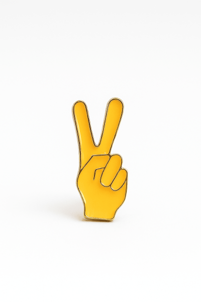 Значок металлический iLikeGift "Fingers" 