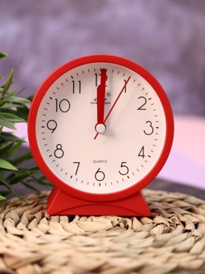 Часы-будильник «Morning mood», red (11,2х10,5 см)