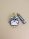 Брелок-кошелёк "Ice cream dog", grey (9*7 см)