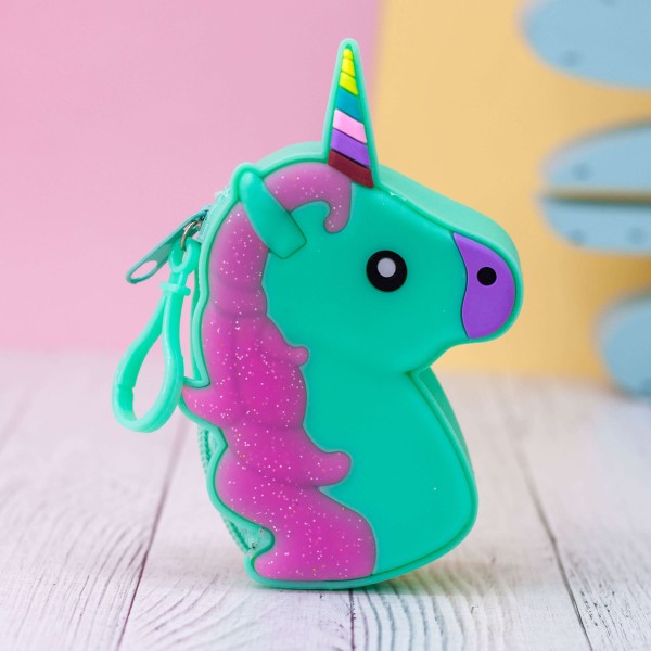 Кошелёк "Shine unicorn", green 