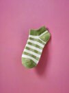 Носки iLikeGift «Stripes», green, мужские/женские евро размер 35-41