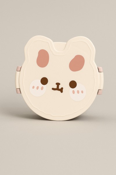 Ланчбокс "Round rabbit", pink 