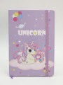 Блокнот (А5) "Unicorn on the cloud", purple (14.5*21)