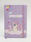 Блокнот (А5) "Unicorn on the cloud", purple (14.5*21)